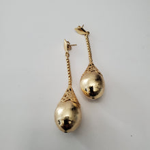 Load image into Gallery viewer, 18K ITALIAN GOLD PLATED DROP/DANGLING EARRINGS