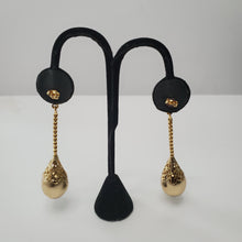 Load image into Gallery viewer, 18K ITALIAN GOLD PLATED DROP/DANGLING EARRINGS