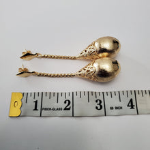 Load image into Gallery viewer, 18K ITALIAN GOLD PLATED DROP/DANGLING EARRINGS