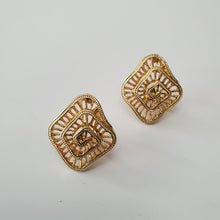 Load image into Gallery viewer, 18K ITALIAN GOLD PLATED CLIP EARRINGS