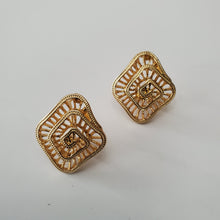 Load image into Gallery viewer, 18K ITALIAN GOLD PLATED CLIP EARRINGS