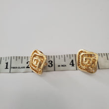 Load image into Gallery viewer, 18K ITALIAN GOLD PLATED CLIP EARRINGS