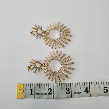 Load image into Gallery viewer, 18K GOLD PLATED EARCZ DANGLING RINGS