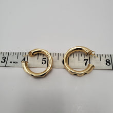 Load image into Gallery viewer, 18K GOLD PLATED CURVED EARRINGS