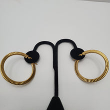 Load image into Gallery viewer, 18K GOLD PLATED STAINLESS STEEL HOOP EARRINGS