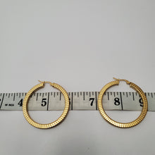 Load image into Gallery viewer, 18K GOLD PLATED STAINLESS STEEL HOOP EARRINGS