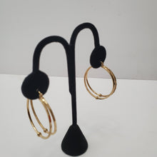 Load image into Gallery viewer, 18K GOLD PLATED HOOP EARRINGS
