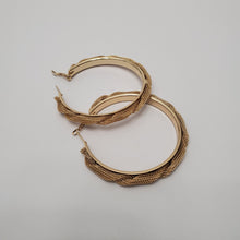 Load image into Gallery viewer, 18K GOLD PLATED BIG HOOP EARRINGS