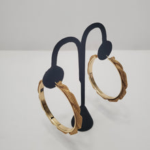 Load image into Gallery viewer, 18K GOLD PLATED BIG HOOP EARRINGS