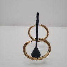 Load image into Gallery viewer, 18K GOLD PLATED BIG HOOP EARRINGS