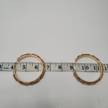 Load image into Gallery viewer, 18K GOLD PLATED BIG HOOP EARRINGS