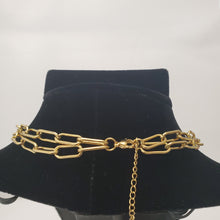 Load image into Gallery viewer, 18K GOLD PLATED DOUBLE LAYERED HEART NECKLACE