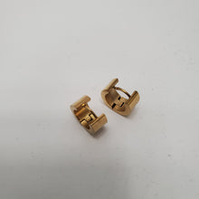 Load image into Gallery viewer, 18K GOLD PLATED HUGGIE HOOP EARRINGS