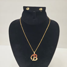 Load image into Gallery viewer, 18K GOLD PLATED ALPHABET B SET