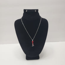Load image into Gallery viewer, SLIVER ALPHABET I EARRING AND PENDANT
