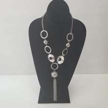 Load image into Gallery viewer, BOHEMIAN SLIVER LONG NECKLACE WITH TASSEL