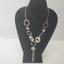 Load image into Gallery viewer, BOHEMIAN SLIVER LONG NECKLACE WITH TASSEL