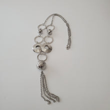Load image into Gallery viewer, BOHEMIAN SLIVER LONG NECKLACE WITH TASSEL