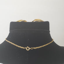 Load image into Gallery viewer, 18K GOLD PLATED TWISTED WREATH DESIGN EARRING, NECKLACE & PENDANT SET