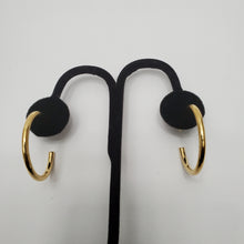 Load image into Gallery viewer, 18K GOLD PLATED STAINLESS STEEL HOOP EARRINGS
