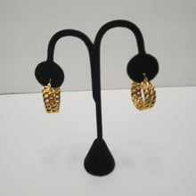 Load image into Gallery viewer, 18K GOLD PLATED STAINLESS STEEL HOOP EARRINGS