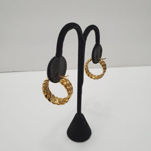 Load image into Gallery viewer, 18K GOLD PLATED STAINLESS STEEL HOOP EARRINGS
