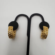 Load image into Gallery viewer, 18K GOLD PLATED STAINLESS STEEL HOOP EARRINGS