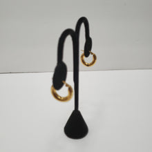Load image into Gallery viewer, 18K GOLD PLATED STAINLESS STEEL HOOP EARRINGS