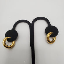Load image into Gallery viewer, 18K GOLD PLATED STAINLESS STEEL HOOP EARRINGS