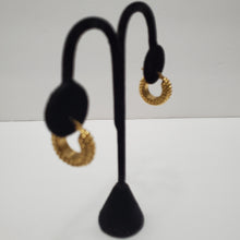 Load image into Gallery viewer, 18K GOLD PLATED STAINLESS STEEL HOOP EARRINGS