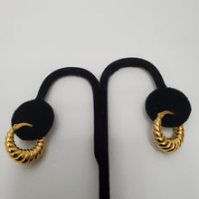 Load image into Gallery viewer, 18K GOLD PLATED STAINLESS STEEL SMALL HOOP EARRINGS