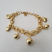 Load image into Gallery viewer, 18K GOLD PLATED BALL CHARM BRACELET