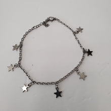 Load image into Gallery viewer, STAINLESS STEEL SLIVER STAR ANKLET