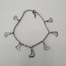 Load image into Gallery viewer, STAINLESS STEEL SLIVER BUTTERFLY ANKLET