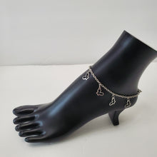 Load image into Gallery viewer, STAINLESS STEEL SLIVER BUTTERFLY ANKLET