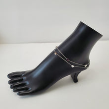 Load image into Gallery viewer, STAINLESS STEEL SLIVER HEART  ANKLET