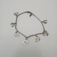 Load image into Gallery viewer, STAINLESS STEEL SLIVER DOLPHIN  ANKLET