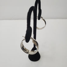 Load image into Gallery viewer, SLIVER STAINLESS STEEL SMALL HOOP EARRINGS