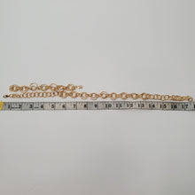 Load image into Gallery viewer, 18K GOLD PLATED DECORATIVE CHAIN NECKLACE AND BRACELET