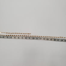 Load image into Gallery viewer, 18K ITALIAN GOLD PLATED BEADED CHAIN NECKLACE AND BRACELET