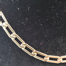 Load image into Gallery viewer, 18K GOLD PLATED ANCHOR LINK CHAIN NECKLACE AND BRACELET