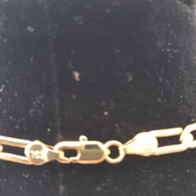 Load image into Gallery viewer, 18K GOLD PLATED ANCHOR LINK CHAIN NECKLACE AND BRACELET