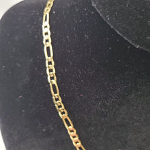Load image into Gallery viewer, 18K ITALIAN GOLD PLATED FIGARO CHAIN NECKLACE