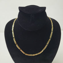 Load image into Gallery viewer, 18K ITALIAN GOLD PLATED FIGARO CHAIN NECKLACE