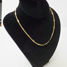 Load image into Gallery viewer, 18K ITALIAN GOLD PLATED PANZER CHAIN NECKLACE
