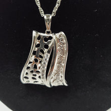 Load image into Gallery viewer, 18K WHITE GOLD PLATED EARRING CZ NECKLACE & PENDANT SET
