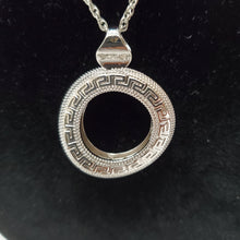 Load image into Gallery viewer, 18K WHITE GOLD PLATED CZ EARRING NECKLACE & PENDANT SET