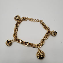 Load image into Gallery viewer, 18K ITALIAN GOLD PLATED CHARM BRACELET