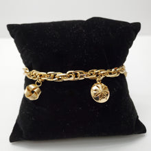 Load image into Gallery viewer, 18K ITALIAN GOLD PLATED CHARM BRACELET