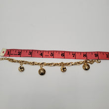 Load image into Gallery viewer, 18K ITALIAN GOLD PLATED CHARM BRACELET